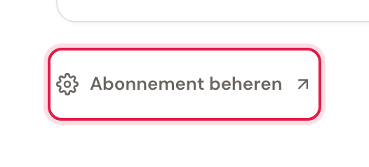 De link Abonnement beheren onder aan de pagina.
